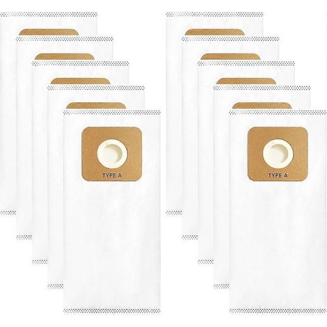 10 Pack Type A HEPA Aspirateur Bags pour Riccar Most Vibrance – R Series – 2000/4000 Series – pour Simplicity Symmetry – 5000/6000 (1/5)