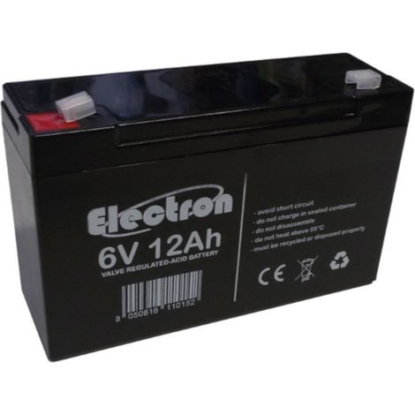 Batteria al piombo ermetica 6V 12Ah