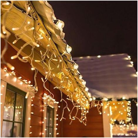 20m 600 LED LED-Beleuchtung für Julträdgård, Gardinenbeleuchtung, Warmweiß-FA- (1/2)