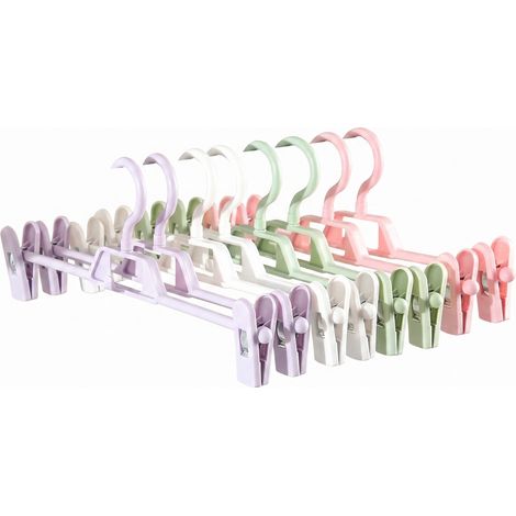 Cintres Para Pantalones - Con Pinzas Antideslizantes - Para Jupas Y Prendas Con Cintura - Lote De 20 Unidades (1/5)