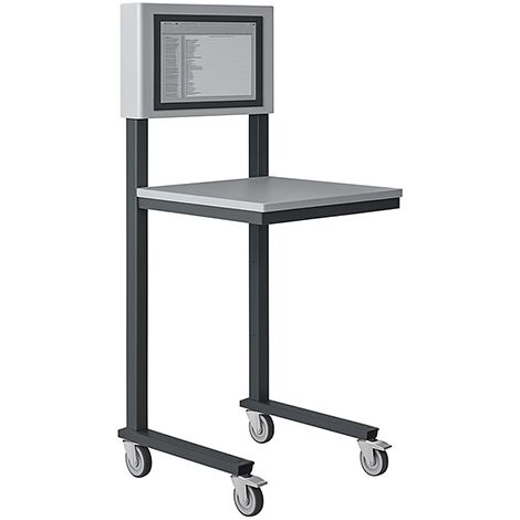 Support informatique mobile - Ecran 22 pouces - Gris anthracite - W040010011-GA (1/4)