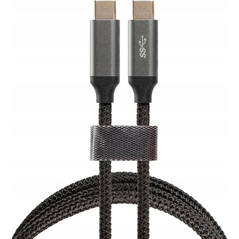 Cavo USB C - USB C 3.0 con connettore in metallo migliorato, ricarica rapida, 1 m (1/5)