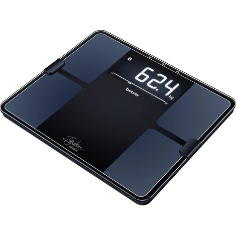 Beurer BF 915 Pèse-personne 76007 numérique Plage de pesée (max.)=200 kg noir avec Bluetooth (1/4)