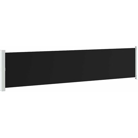 Maison Exclusive - Tenda Laterale Retrattile per Patio 140x600 cm Nera (1/5)