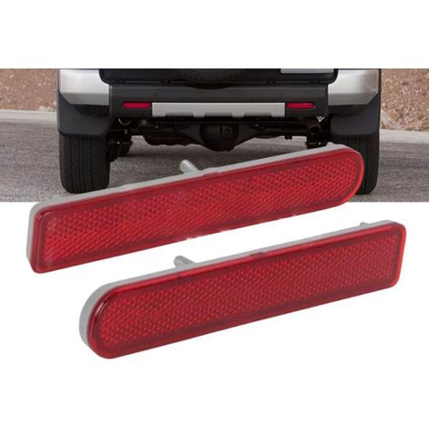 2 pezzi Luci riflettore paraurti posteriore per Toyota FJ Cruiser Fanali posteriori fendinebbia Freno Indicatore di direzione 2007-2014 81910-35060 (1/4)