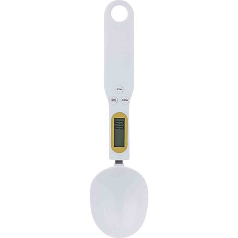 Cuillère Balance Électronique - Précision 0,1 g - Capacité 500 g - Pour Ingrédients Solides et Liquides - Cuillère de Mesure Cuisine - 1 Pièce (1/5)