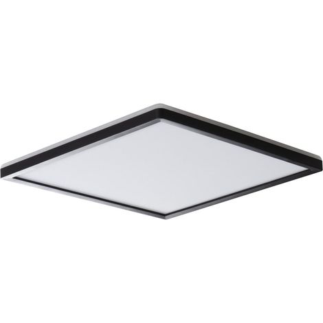 Plafoniera LED 12,3W quadrata 22,5cm nera IP54 3CCT (1/2)