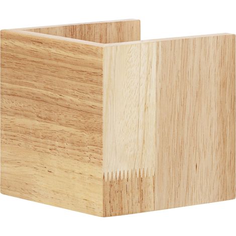 LEDVANCE ORBIS WOOD SMART+ Wi-Fi luminaire, luminaire mural intérieur LED dimmable, éclairage 7W, température de couleur 3000-6500K, 600 lumen, forme carrée en bois véritable, certificat FSC, 11x11cm (1/5)