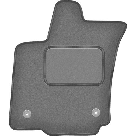 Tapis de sol conducteur en velours pour : VW Phaeton berline avec extincteur (2002-2016) graphite