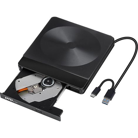 Lecteur de disque externe USB-C 3.0 et Type-C pour MacBook, PC portable et ordinateur de bureau Windows. (1/5)