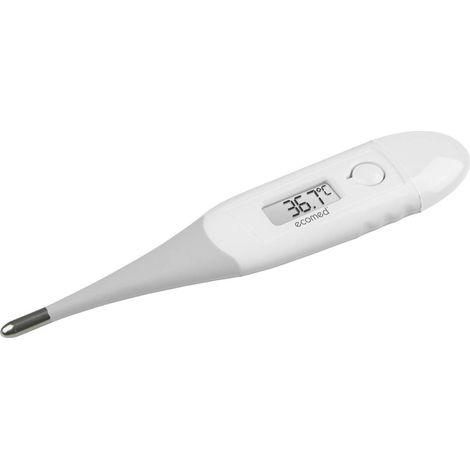 Ecomed TM-60E Thermomètre médical avec alarme spéciale fièvre, étanche (1/3)