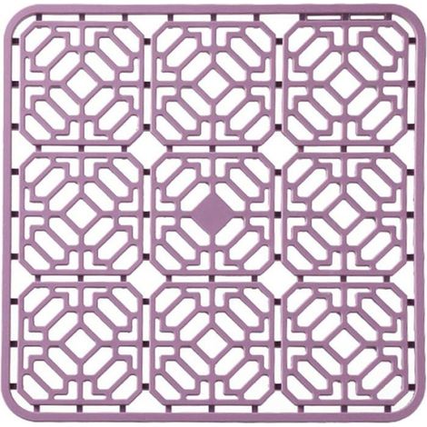 Tapis d'évier - Grille de séchage - Silicone Alimentaire - Résistant à 220 °C - Pour Évier Cuisine - 1 Pièce (1/4)