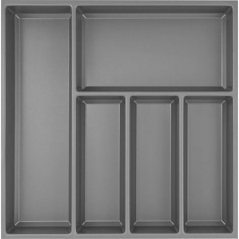 Agoform Besteck Organizer Sky Besteckeinsatz 470x53x473 Kunststoff schiefergrau (1/4)