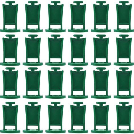 50 PCS Clips D'ombrage Serre Clips D'ombrage Filet Serre Jardin Pinces À Effet De Serre Clip Support à Effet de Serre pour l'isolation Nette du Pare-Soleil Ombrage Clips de Fixation Traités Anti-UV (1/5)