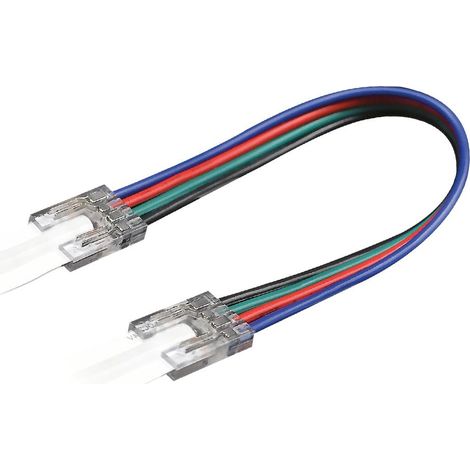 Strip Verbinder 10mm 4Pin für RGB COB LED-Streifen IP20 DC24V/3,5A (1/3)