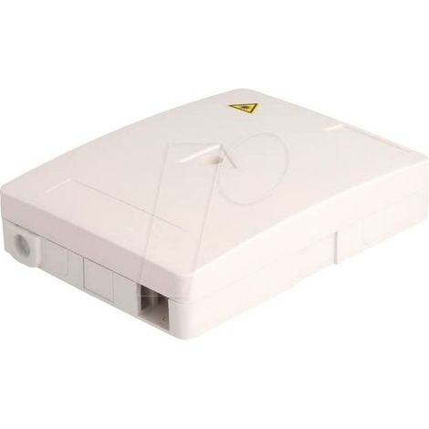 BOÎTE DE RACCORDEMENT LWL POUR 2 X SC SIMPLEX OU LC DUPLEX BLANC 87138