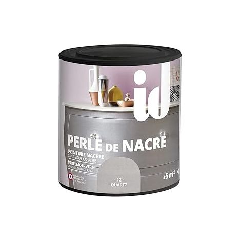 ID VERNICE DI FINITURA PERLE DE NACRECOLORE QUARZO - 0.5 LT