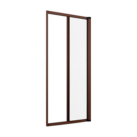 ZANZARIERA KIT PORTA EFFE MARRONE RAL 8017 FIBRA VETRO/PVC CM 150 H.CM 250