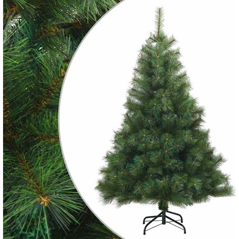 Árbol de Navidad artificial con ramas articuladas Verde 120 cm vidaXL