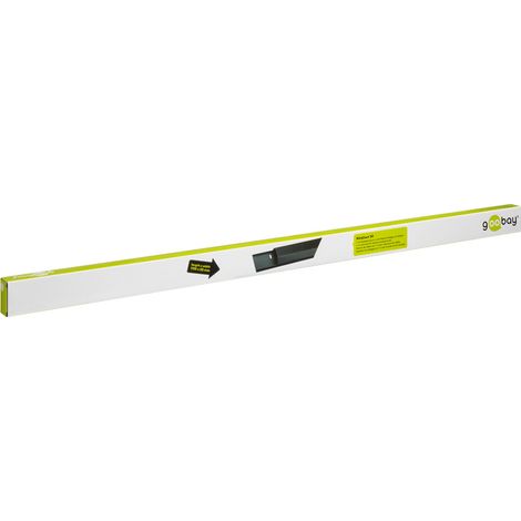 Chemin de câbles semi-circulaire 90724 en aluminium – Longueur 1,10 m – Largeur 50 mm – Installation facile avec perforations prédécoupées – Goobay (1/3)