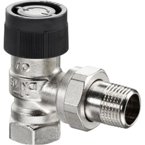 OVENTROP Válvula termostática A angular DN 15, Rp 1/2 x R 1/2, PN 10, 1181004