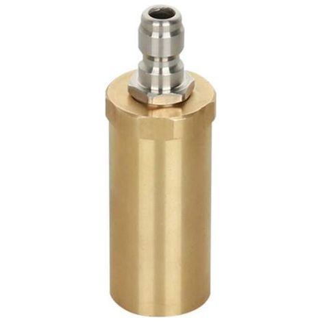 Buse Turbo Nettoyeur Haute Pression,3600 PSI Buse Turbo pour Nettoyeur Haute Pression Rotative Buse Rotative Haute Pression en Cuivre pur pour le Nettoyage du Jardin,Ouverture 2.0 (1/5)