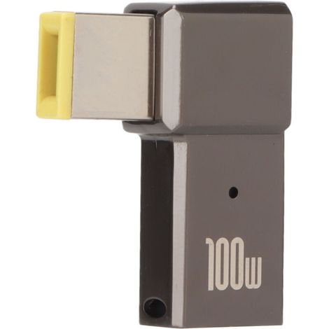 100-W-5-A-USB-C-auf-Slim-Tip-Adapter, PD-Ladekonverter für Lenovo-PCs, USB-C-Buchse auf rechteckigen Stecker (1/5)
