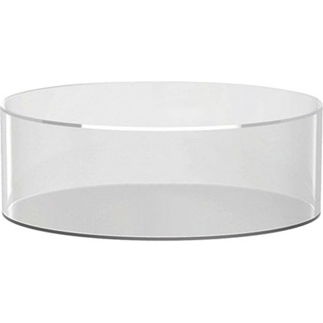 Support Acrylique - Hauteur 5 cm - Diamètre 18 cm - Pour Gâteaux Fêtes Mariages Décorations de Table - Lot de 1 (1/5)