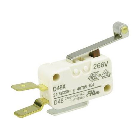 ZF D489-V3RD Microrupteur D489-V3RD 250 V/AC 21 A 1 x On/(On) à rappel 1 pc(s) D72395 (1/2)