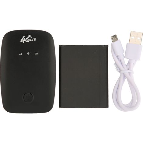 4G Mobile WiFi Hotspot Emplacement pour carte SIM Batterie 2100mAh Routeur WiFi 4G portable pour les utilisateurs de voitures Les voyageurs d'affaires.