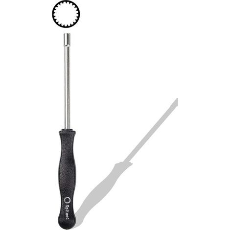 Attrezzo per la regolazione del carburatore, cacciavite scanalato a 21 denti 530035560 per tosaerba e decespugliatori a motosega Artisan, Poulan, Stihl, Echo. (1/5)