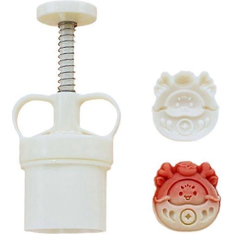 Tampons à gâteaux de lune mignons, moules à gâteaux de lune à main, tampons à pâtisserie en forme de dragon (1/4)