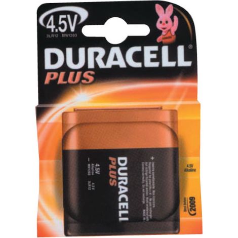 Pile alcaline A  cellules plates Duracell Plus Power 4.5W 3LR12 MN1203