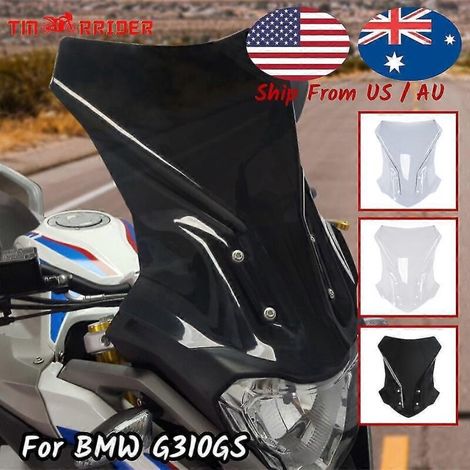 Déflecteur de pare-brise pour BMW G310GS (2017-2022) - Accessoires - Teinte fumée claire (1/5)