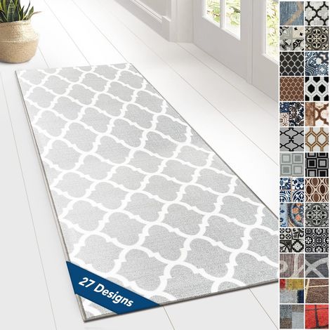 Tapis Ornement Vintage Oriental pour la Cuisine, Le Couloir et Le Salon 80 x 100 cm, Navan (1/5)
