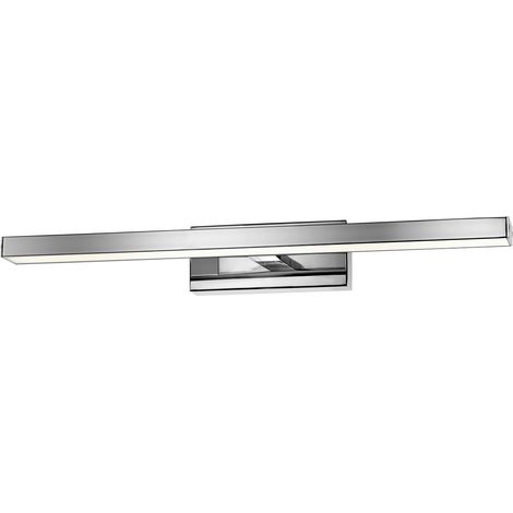 Merano Dorval 46cm Salle De Bains Sur Miroir Lumière Chrome Aluminium LED 12W 874Lm 3000K IP44