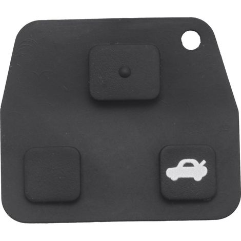 Kit de réparation pour clé télécommande 3 boutons, boîtier, bouton et coussinet en caoutchouc pour Avensis (1/5)