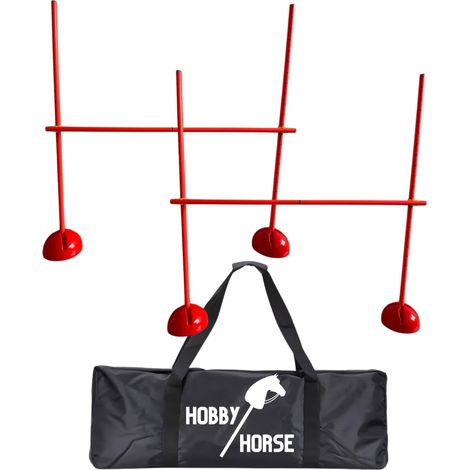 2 x Steckenpferd-Hindernis zum Springen 120CM HORSE ON A STICK tragbar [M-OBSTACLE2] (1/5)