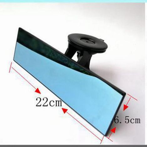 Rétroviseur universel de voiture de 6,5 cm avec ventouse, moniteur de conduite, rétroviseur intérieur grand angle