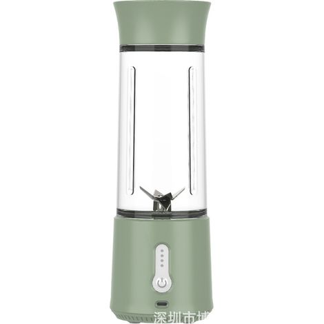 Extracteur de jus (bleu), extracteur de jus électrique pour fruits et légumes, mini-extracteur de jus pour usage domestique (1/2)