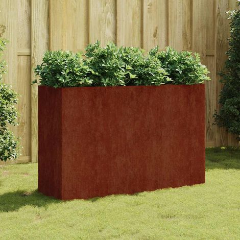 Hochbeet 120x40x80 cm Cortenstahl (1/5)