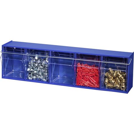 Allit 464500 Sicurezza apertura per contenitori a scomparsa VarioPlus ProFlip LockBar (L x A x P) 610 x 3 x 52 mm Argen (1/2)