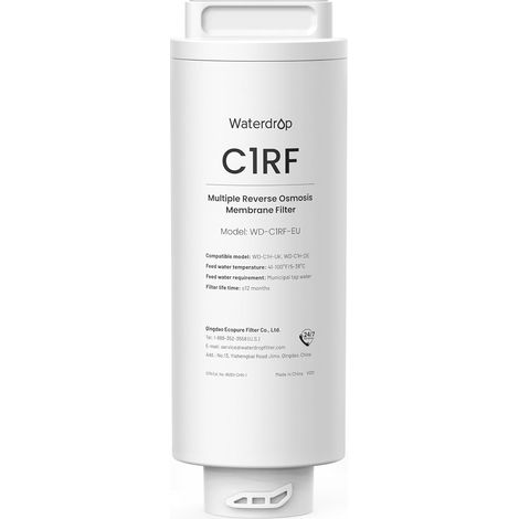Waterdrop WD-C1RF Filter Replacement for WD-C1H CoreRO System, 12 Month Life (1/5)