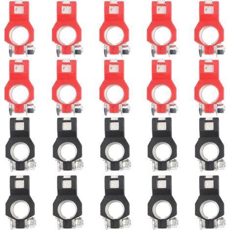 Connecteurs de Batterie Zincés pour Voitures Japonaises Pinces de Bornes Durables Antirouille Fixation Sécurisée pour Connexion Rapide (1/5)