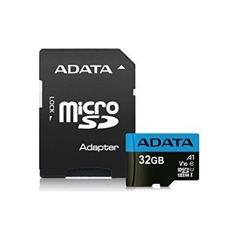 Carte mémoire microSDHC adata Premier UHS-I 32 Go Classe 10 avec adaptateur (1/4)