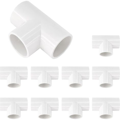 Lot de 10 connecteurs en PVC résistant pour Montage de Meubles à 3 Voies de 20 mm (1/5)