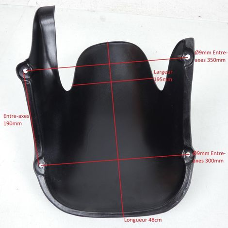 [GEBRAUCHT] Hinterradabdeckung Generisch für Motorrad schwarz Gebraucht (1/5)