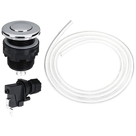 Interrupteur Pneumatique - 1 Unité - ABS Et Acier Inoxydable - Commande À Air 250V - Pour Évacuation Et Broyeur - 34Mm (1/5)
