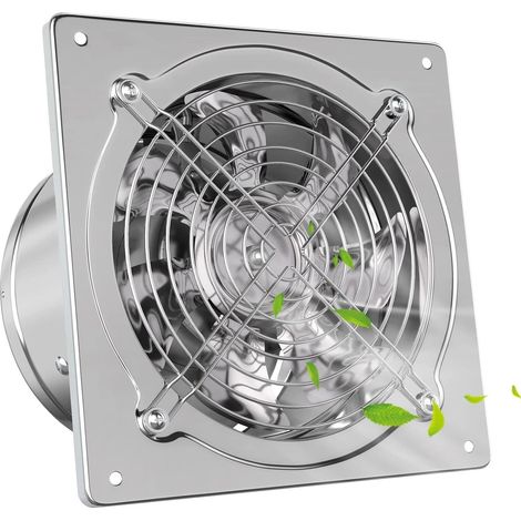 Hotte aspirante de 20 cm (8 pouces), extracteur pour éliminer la fumée, la vapeur et les odeurs, ventilateur pour salle de bain et garage. (1/5)