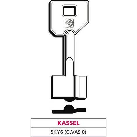 5PZ CHIAVE A DOPPIA MAPPA 5KY6 (G. VAS 0) KASSEL